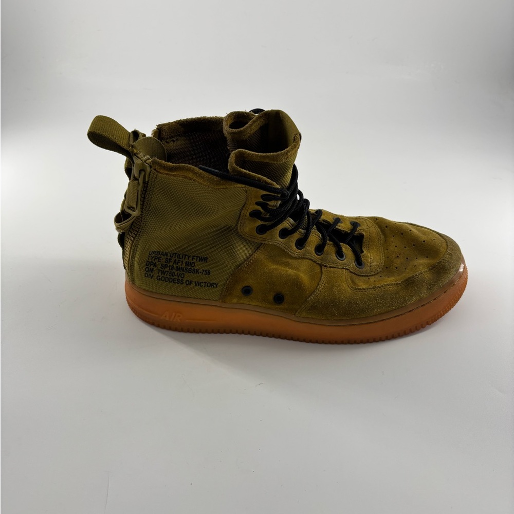 Nike Air Force 1 Mid Desert Moss Sneakers Men’s Size 11 917753-301
